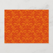 オレン鮮やかエレガントジダマスレースパタガーリーーン ポストカード (正面)