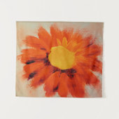 オレン鮮やかジひまわり タペストリー (正面(横))