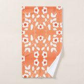 オレン鮮やかジアンドピーチ バスタオルセット (ハンドタオル)