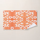 オレン鮮やかジアンドピーチ バスタオルセット (ハンドタオル)