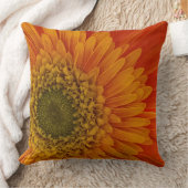 オレン鮮やかジゲルベラデイジー クッション (ブランケット)