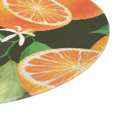 オレン鮮やかジシームレスパターンデザイン カッティングボード (角)