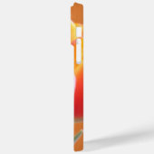 オレン鮮やかジチューリップ花写真カスタム Case-Mate iPhoneケース (裏面 / 左)