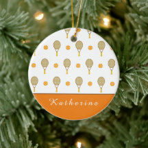 オレン鮮やかジテニスおもしろいパーソナライズされた選手かわいい