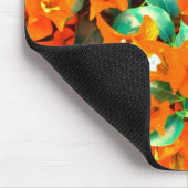 オレン鮮やかジブーゲンビリアの花 マウスパッド (コーナー)