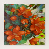 オレン鮮やかジ花 ジグソーパズル (横)