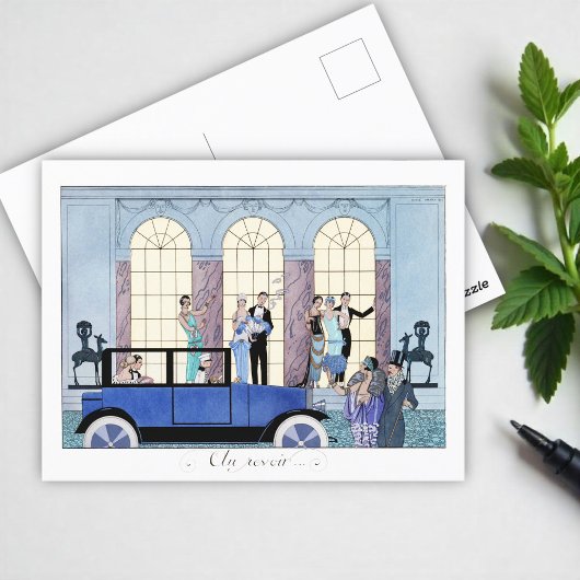 オレヴォワール（さようなら） ポストカード