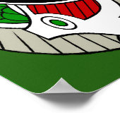 オレーリーセルティックドラゴンプリント ポスター (角)