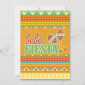 オレ、オレ、フィエスタ ベイビーシャワーの招待状 招待状 (裏面)