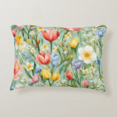 オロсフル春フローラフィールド。絵画の アクセントクッション (裏面)