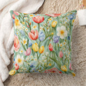 オロсフル春フローラフィールド。絵画の クッション (ブランケット)