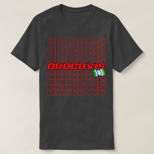 オロコビスカスケードテキスト Tシャツ (デザイン正面)