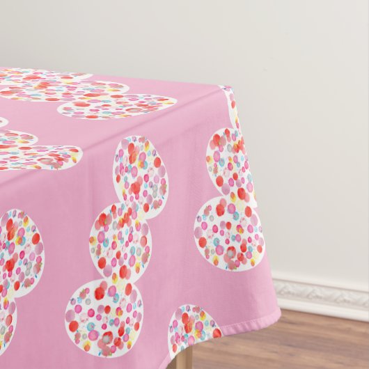 オロフルイースターエッグウォーターカラーブロッツハッピーイースター テーブルクロス (インサイチュ)