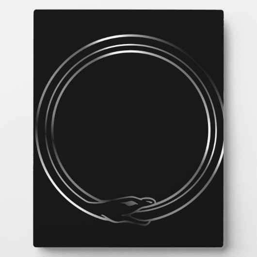 オロボロスのヘビのシンボル フォトプラーク (正面)