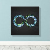 オロボロス – インフィニティ キャンバスプリント (インサイチュ (ウッドフロア))