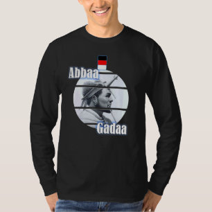オロモ文化の文化のドレスの伝統Abbaa Gada Tシャツ