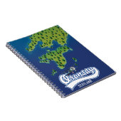 オロンセイ島の地図 ノートブック (右側)