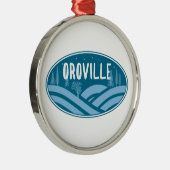 オロヴィルカリフォルニアアウトドア メタルオーナメント (右)