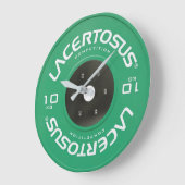 オロージオダムロコンフォトディスコボディビル ラージ壁時計 (傾斜)