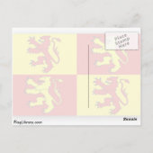 オワイン・グリンド統一されたウ国旗 ポストカード (裏面)