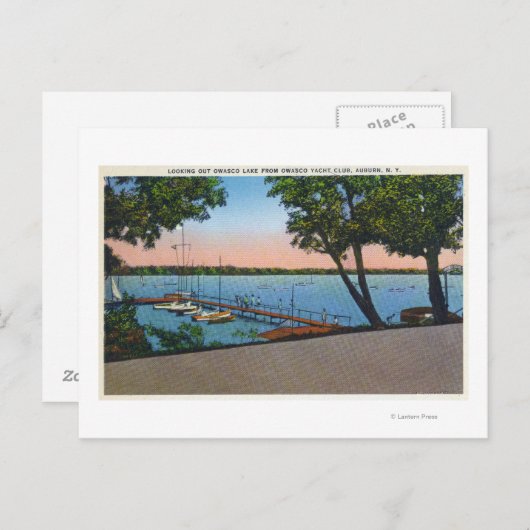 オワスコヨットクラブビューオブオワスコレイク ポストカード (正面/裏面)