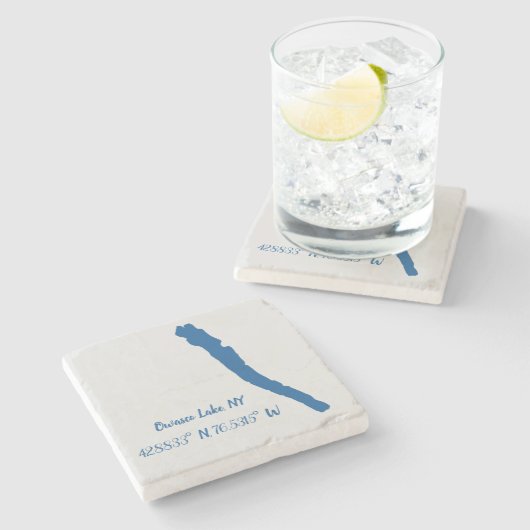 オワスコレイクNYマーブルコースター ストーンコースター (横)