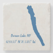 オワスコレイクNYマーブルコースター ストーンコースター (正面)