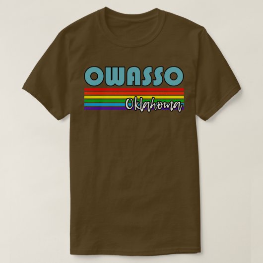 オワッソオクラホマプライドオワッソLGBTギフトLGBTQ Supp Tシャツ (デザイン正面)