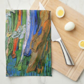 オワーズ川のほとり、アウヴェールスのヴィンセント・ヴァン・ゴッホ キッチンタオル (四つ折り)