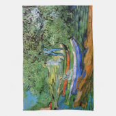 オワーズ川のほとり、アウヴェールスのヴィンセント・ヴァン・ゴッホ キッチンタオル (縦)