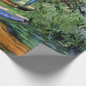 オワーズ川のほとり、アウヴェール（ゴッホ） ラッピングペーパー (角)