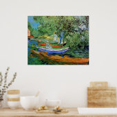 オワーズ川のほとり、アウヴェール（1890） ヴィンセント・ヴァン・ゴッホ作 ポスター (キッチン)