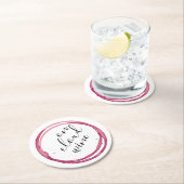 オンおもしろいクラウドワインラウンド紙コースター ラウンドペーパーコースター (インサイチュ)