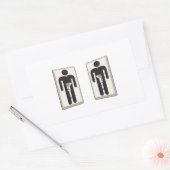 オンにすると何でもゲイオスのライトスイッチ 長方形シール (封筒)