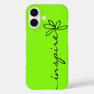 オンインスパイアネオングリーン iPhone 16ケース