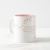 オンイーグルズウィングスクリスチャン聖なる書物、 経典コーヒーマグ ツートーンマグカップ (正面左)