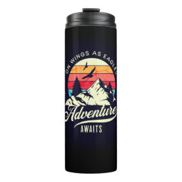 オンウィングスアズイーグルズアドベンチャーアワイヴィンテージスタイル タンブラー