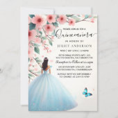 オンウッドツリーピンクガーリーさくらんぼブロッサムキンセアニェラ 招待状 (正面)