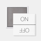 オンオフ白黒クリーン汚れた食洗機洗濯 マグネット (正面/裏面)