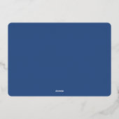 オンオポップ・アートのーバー&チル |ポプシクル子供の誕生日パーティー 箔招待状 (裏面)