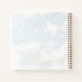 オンクラウドナインエレガントブライダルシャワーゲストブック ノートブック (裏面)