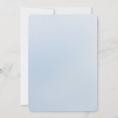 オンクラウドナインブライダルシャワー 招待状 (裏面)