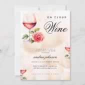 オンクラウドワインおもしろいワイナリーバチェロレッテ週末 招待状 (正面)