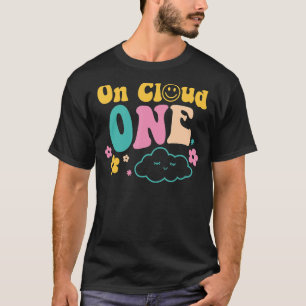 オンクラウドワンフラワーハッピーバースデーボーイガールワンアイ Tシャツ