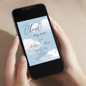 ☁️✨オンクラウド9ベビーシャワー招待状✨☁️ 招待状