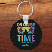 オンクルーズタイムファミリーバハマスアラスカクルーズバカティ キーホルダー (正面)
