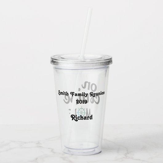 オンクルーズモードファミリー懇親会モノグラム アクリルタンブラー (裏面)