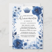 オングラデーションアイボリーアイススカイ金ゴールドブ王室のルーキンセアニェラ 招待状 (正面)