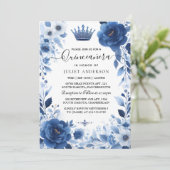 オングラデーションアイボリーアイススカイ金ゴールドブ王室のルーキンセアニェラ 招待状 (スタンド正面)