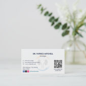 オンコロジークリニック事業 | シンプルアポイントメント 名刺 (スタンド正面)